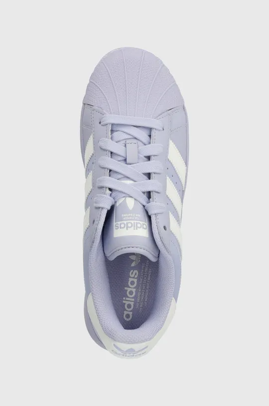 violet adidas Originals leather sneakers Superstar XLG