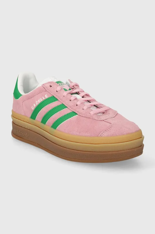Σουέτ αθλητικά παπούτσια adidas Originals Gazelle Bold ροζ