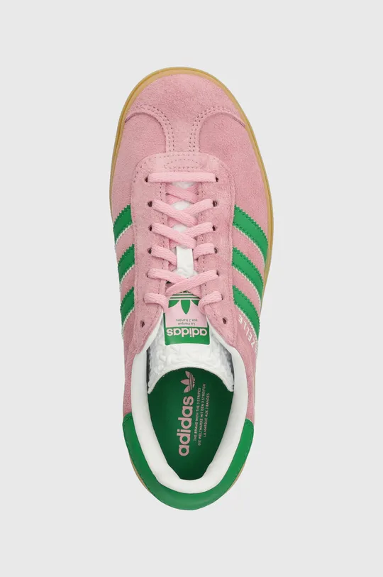ροζ Σουέτ αθλητικά παπούτσια adidas Originals Gazelle Bold