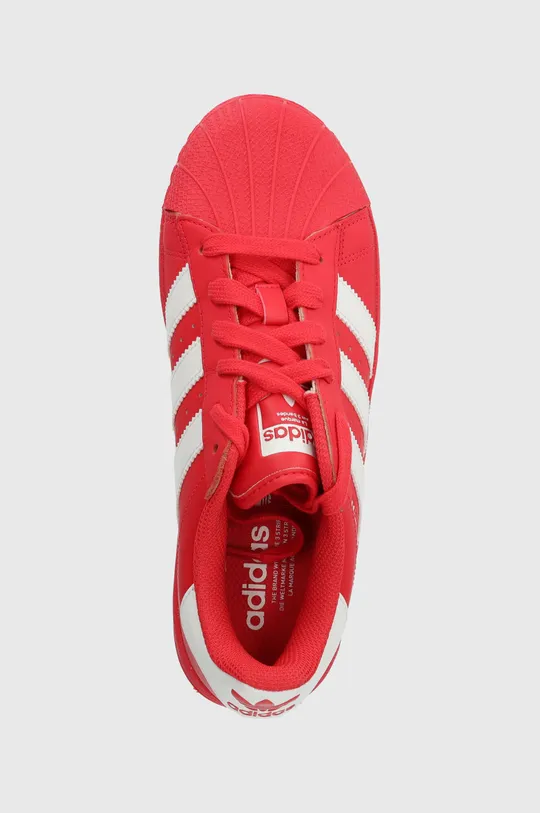 czerwony adidas Originals sneakersy Superstar XLG
