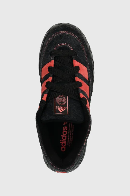 μαύρο Σουέτ αθλητικά παπούτσια adidas Originals Adimatic