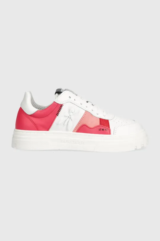 ροζ Δερμάτινα αθλητικά παπούτσια Patrizia Pepe Γυναικεία