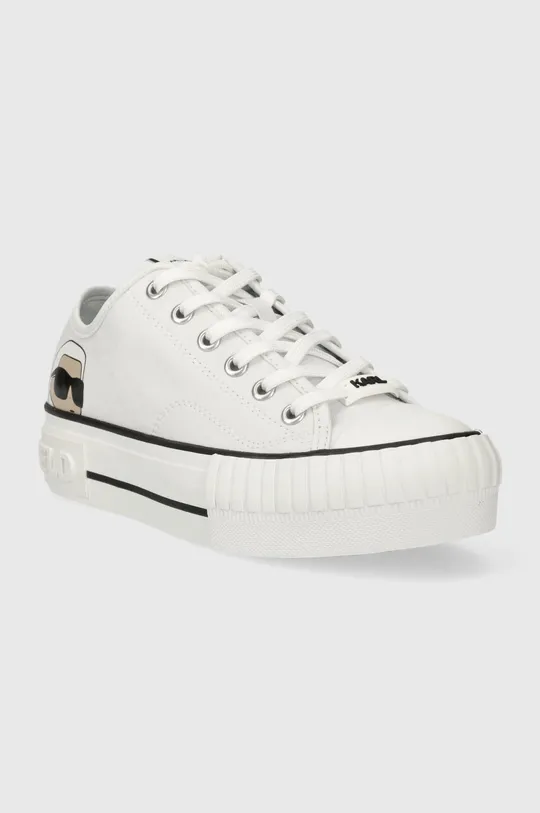 Πάνινα παπούτσια Karl Lagerfeld KAMPUS MAX λευκό