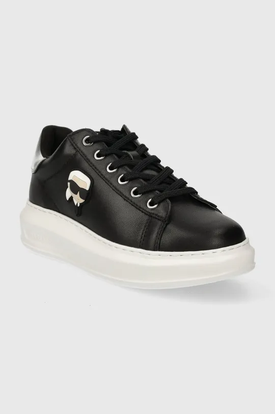 Δερμάτινα αθλητικά παπούτσια Karl Lagerfeld KAPRI μαύρο
