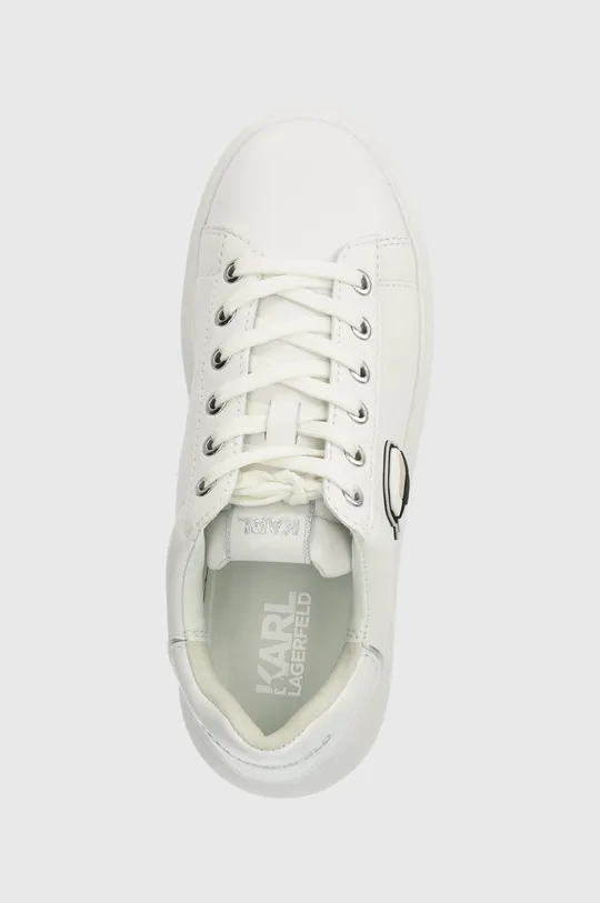 biały Karl Lagerfeld sneakersy skórzane KAPRI