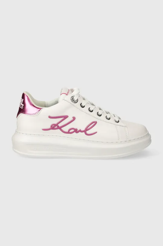 λευκό Δερμάτινα αθλητικά παπούτσια Karl Lagerfeld KAPRI Γυναικεία