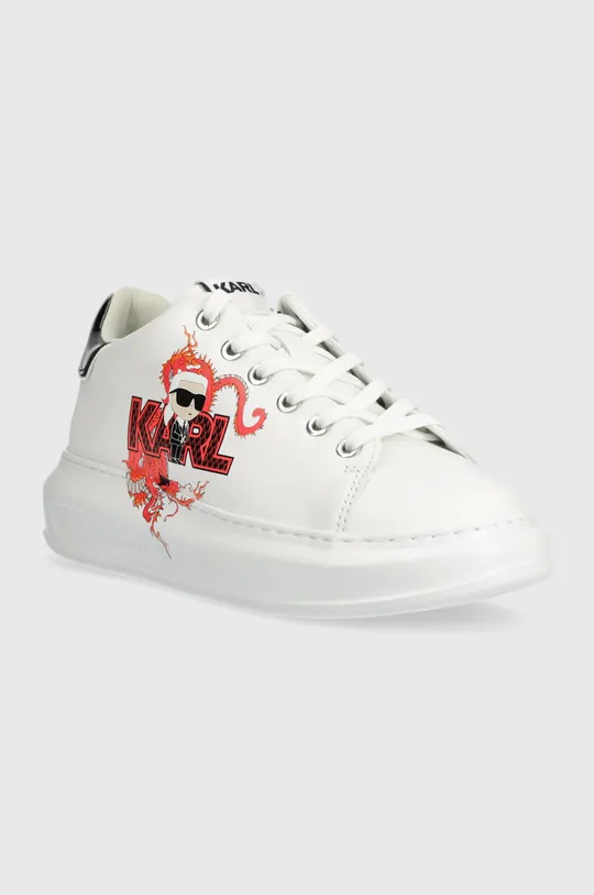 Karl Lagerfeld sneakersy skórzane KAPRI CNY biały