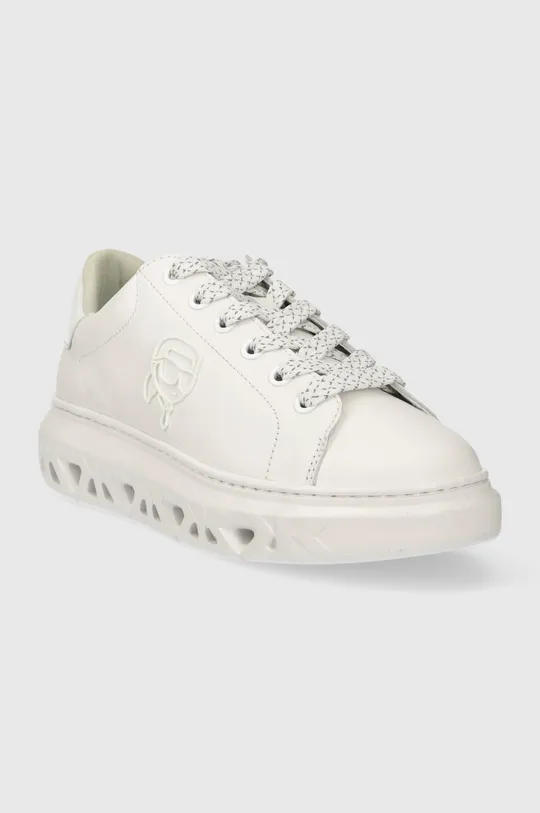 Δερμάτινα αθλητικά παπούτσια Karl Lagerfeld KAPRI KITE λευκό