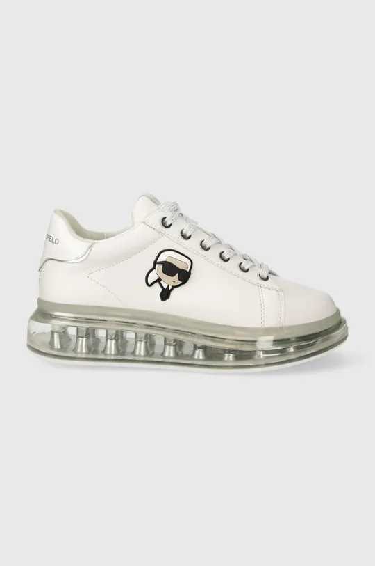 biały Karl Lagerfeld sneakersy skórzane KAPRI KUSHION Damski
