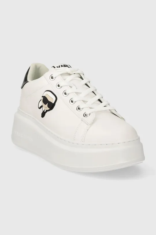 Кожаные кроссовки Karl Lagerfeld ANAKAPRI белый