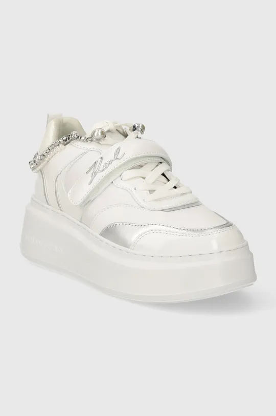Кожаные кроссовки Karl Lagerfeld ANAKAPRI белый