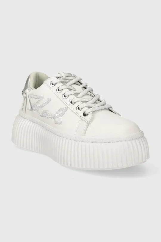 Karl Lagerfeld sneakers in pelle KREEPER LO bianco