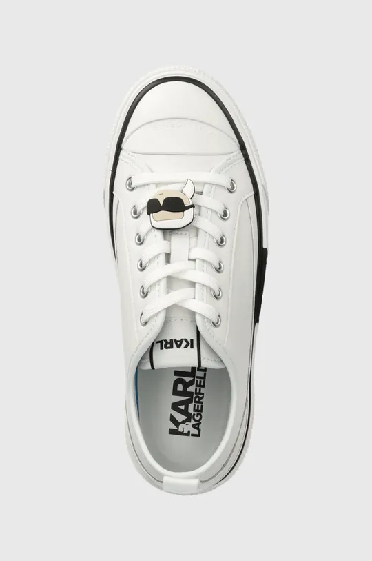 λευκό Δερμάτινα ελαφριά παπούτσια Karl Lagerfeld KAMPUS MAX III