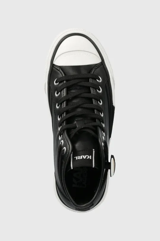 fekete Karl Lagerfeld bőr sneaker KAMPUS MAX III
