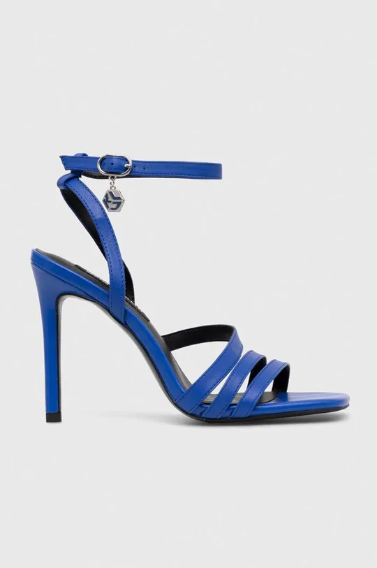 блакитний Шкіряні сандалі Karl Lagerfeld Jeans MANOIR Жіночий