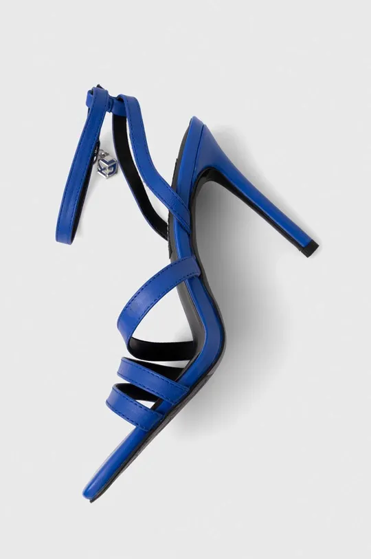 Kožne sandale Karl Lagerfeld Jeans MANOIR plava