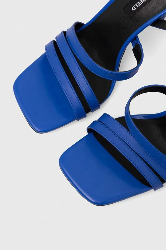 modrá Kožené sandále Karl Lagerfeld Jeans MANOIR
