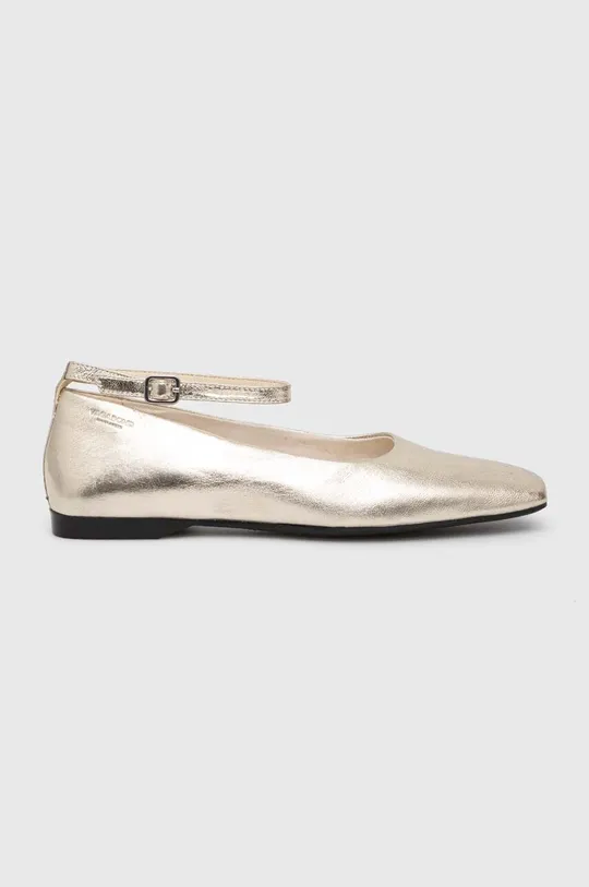 Vagabond Shoemakers bőr balerina cipő DELIA arany