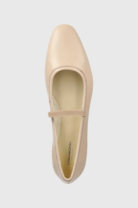 rózsaszín Vagabond Shoemakers bőr balerina cipő SIBEL