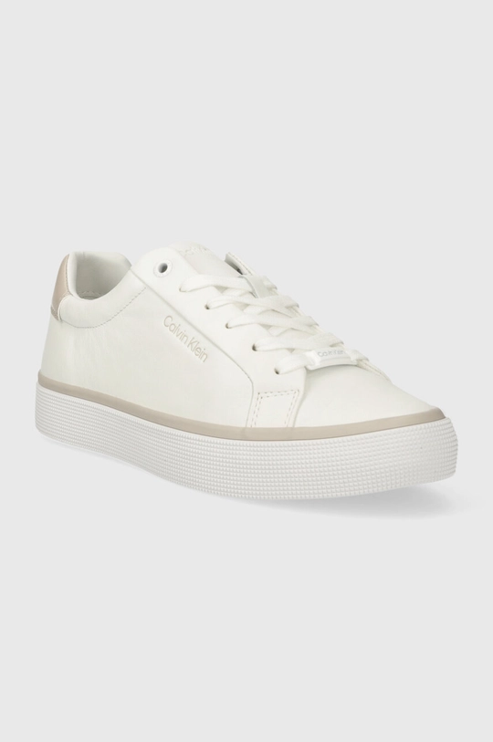 Tenisice Calvin Klein VULC LACE UP - DIAMOND FOXING bijela