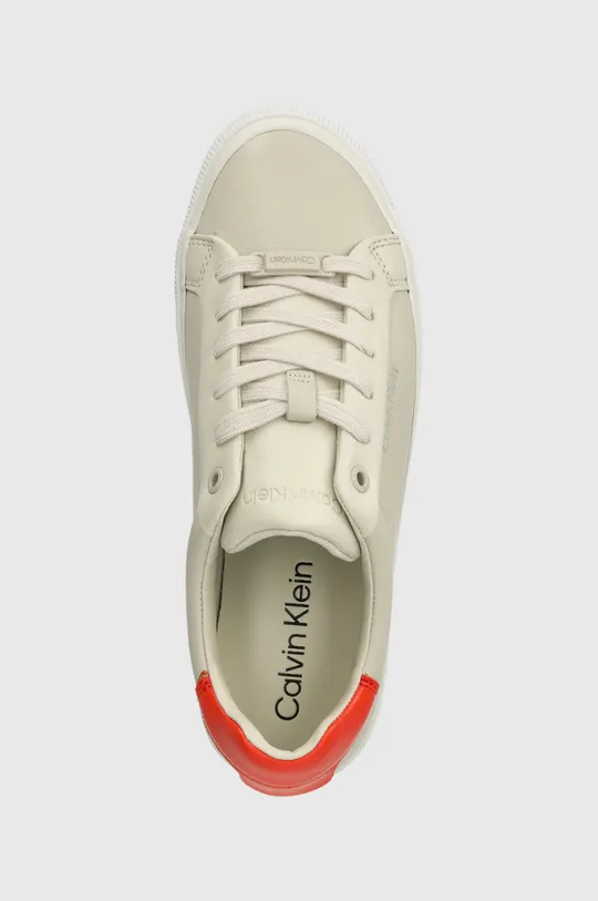 μπεζ Αθλητικά Calvin Klein VULC LACE UP - DIAMOND FOXING