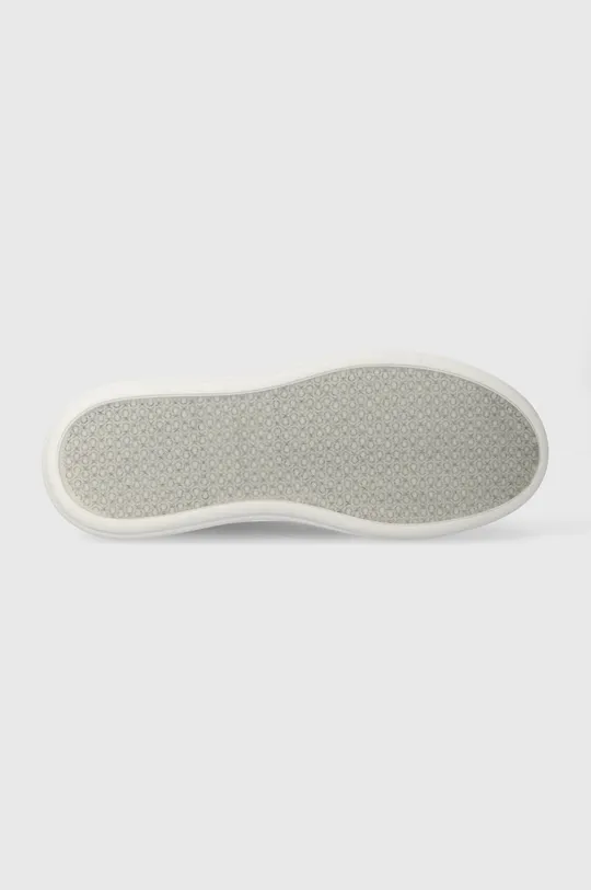 Δερμάτινα αθλητικά παπούτσια Calvin Klein RAISED CUPSOLE LACE UP LUMINOUS Γυναικεία