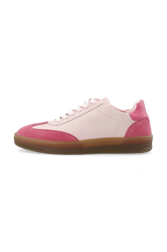 ροζ Δερμάτινα αθλητικά παπούτσια Bianco BIACAMILO Γυναικεία
