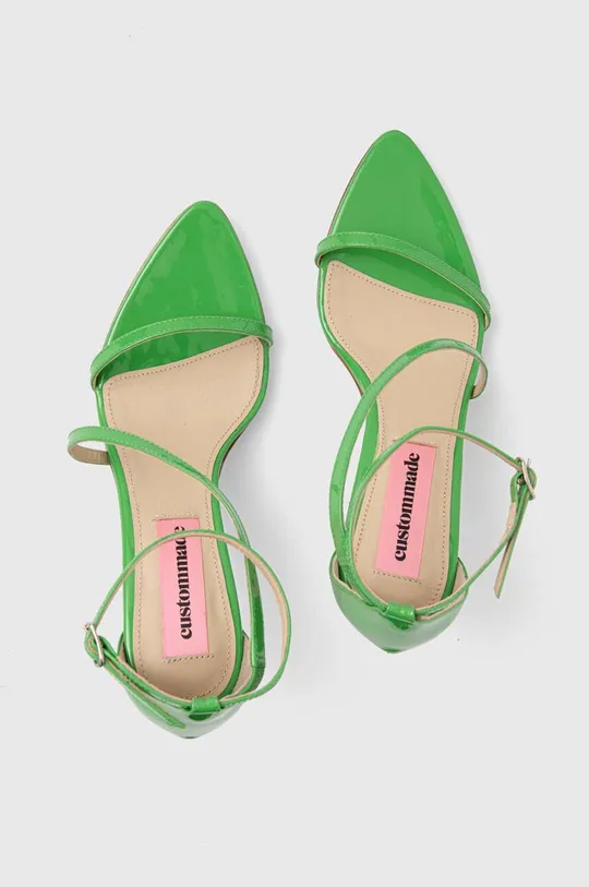 zelena Kožne sandale Custommade Amy Patent