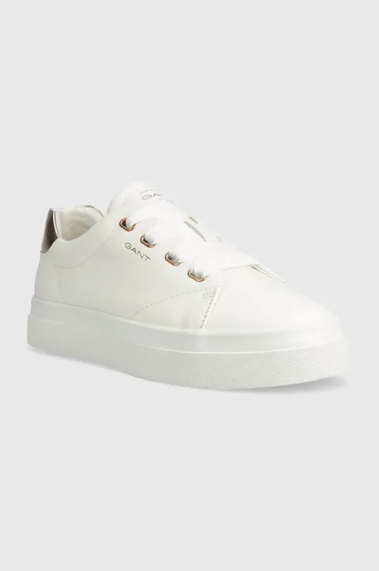 Δερμάτινα αθλητικά παπούτσια Gant Avona λευκό