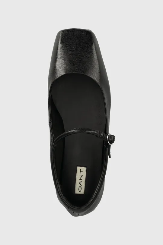 fekete Gant bőr balerina cipő Parkny