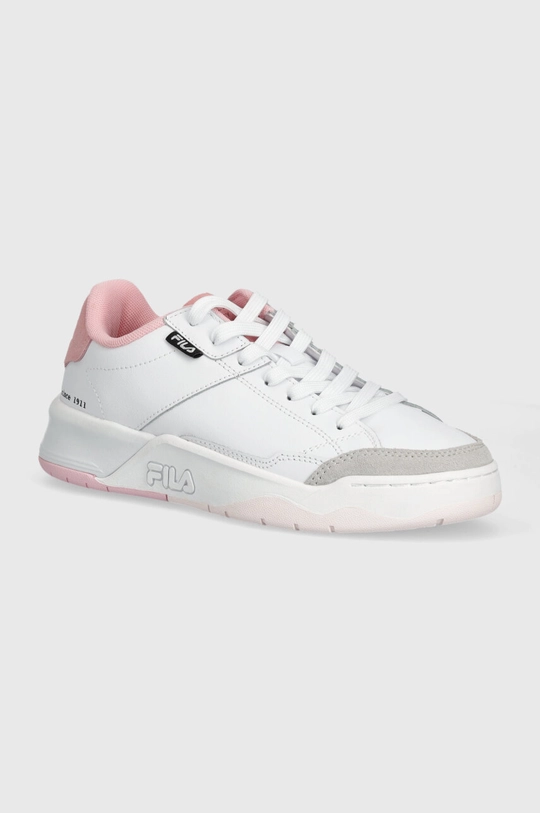 Fila sneakersy skórzane AVENIDA skóra zamszowa biały FFW0334