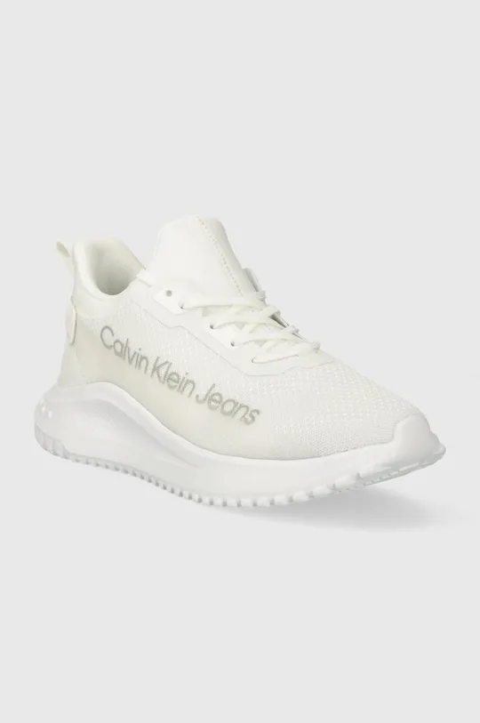 Calvin Klein Jeans sneakersy EVA RUN SLIPON LACE MIX LUM WN biały