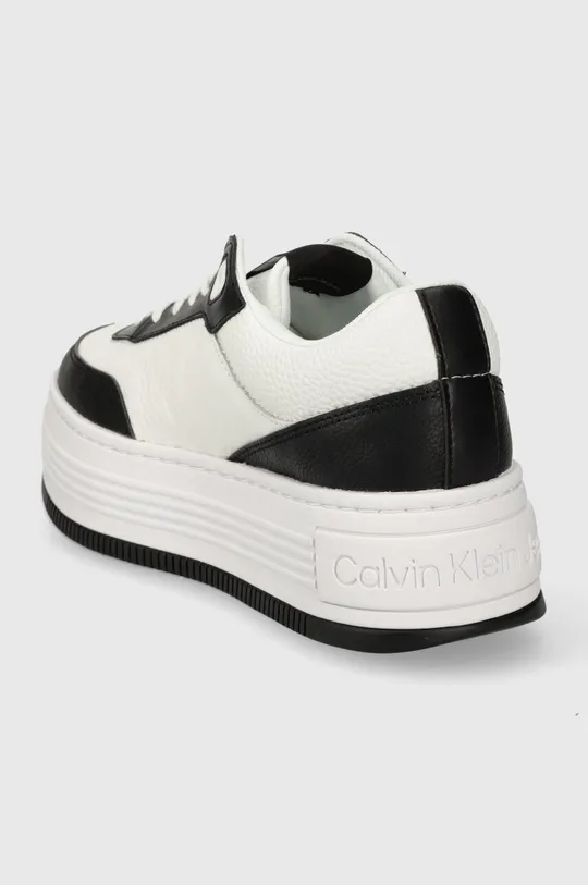 Calvin Klein Jeans sneakersy BOLD FLATF LOW LACE MIX ML FAD Cholewka: Materiał syntetyczny, Skóra naturalna, Wnętrze: Materiał tekstylny, Podeszwa: Materiał syntetyczny