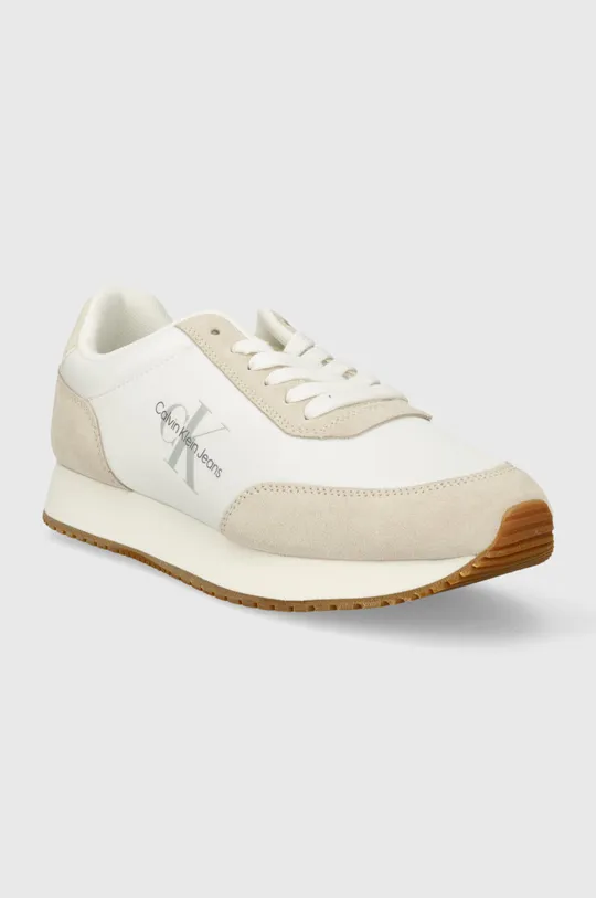 Calvin Klein Jeans sneakers RETRO RUNNER LOW LACE NY ML beige