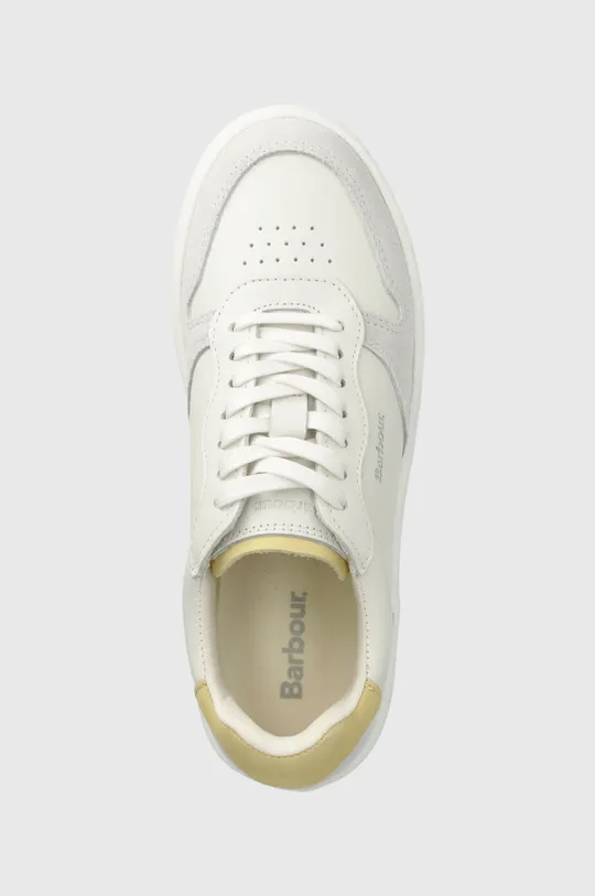 λευκό Δερμάτινα αθλητικά παπούτσια Barbour Celeste