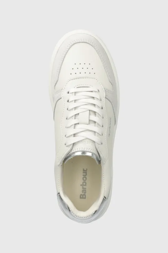 λευκό Δερμάτινα αθλητικά παπούτσια Barbour Celeste