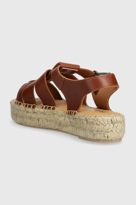 Barbour sandały skórzane Paloma Cholewka: Skóra naturalna, Wnętrze: Skóra naturalna, Materiał syntetyczny, Podeszwa: Materiał syntetyczny