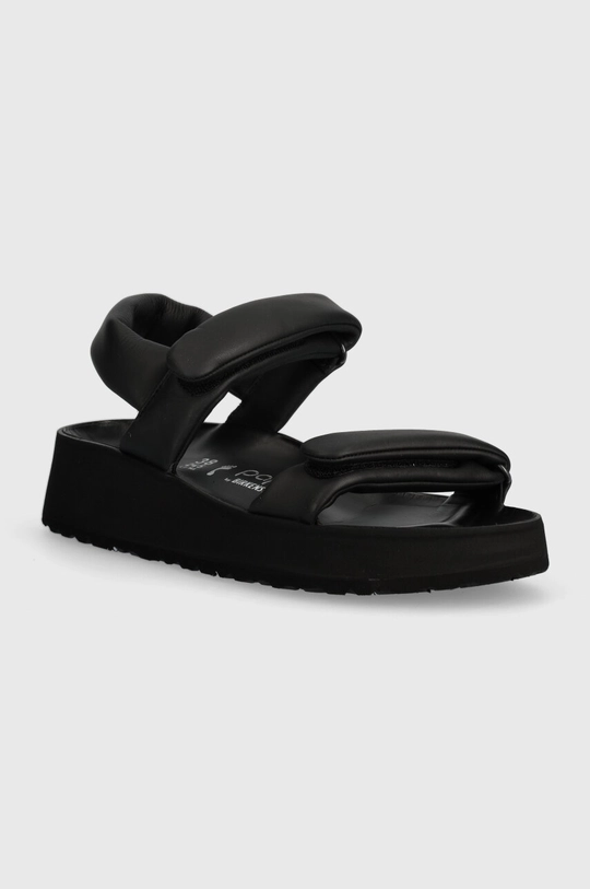 μαύρο Δερμάτινα σανδάλια Birkenstock Theda Γυναικεία