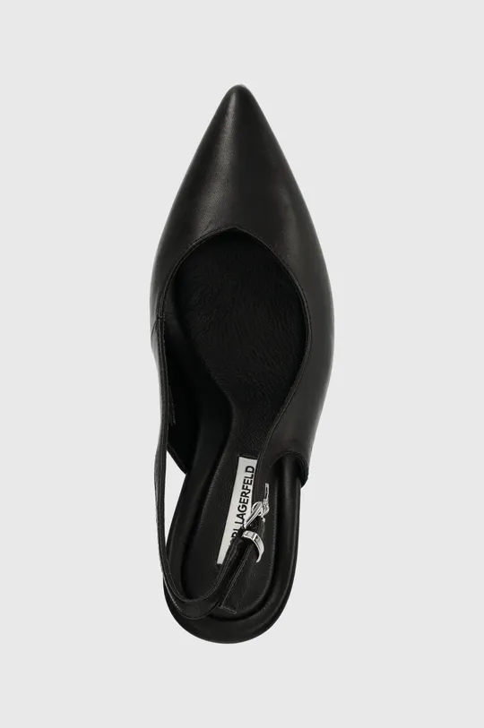 crna Kožne štikle Karl Lagerfeld PREMIERE 90