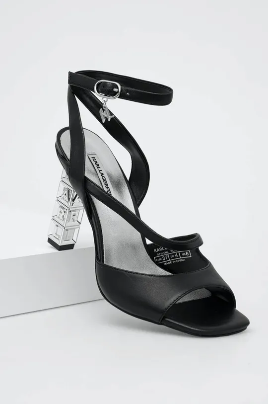 Sandále Karl Lagerfeld KOLUMN čierna