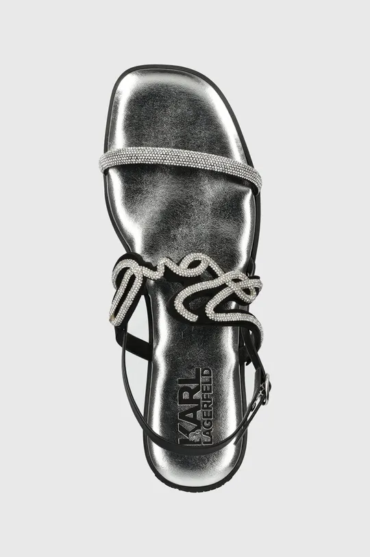 srebrny Karl Lagerfeld sandały OLYMPIA