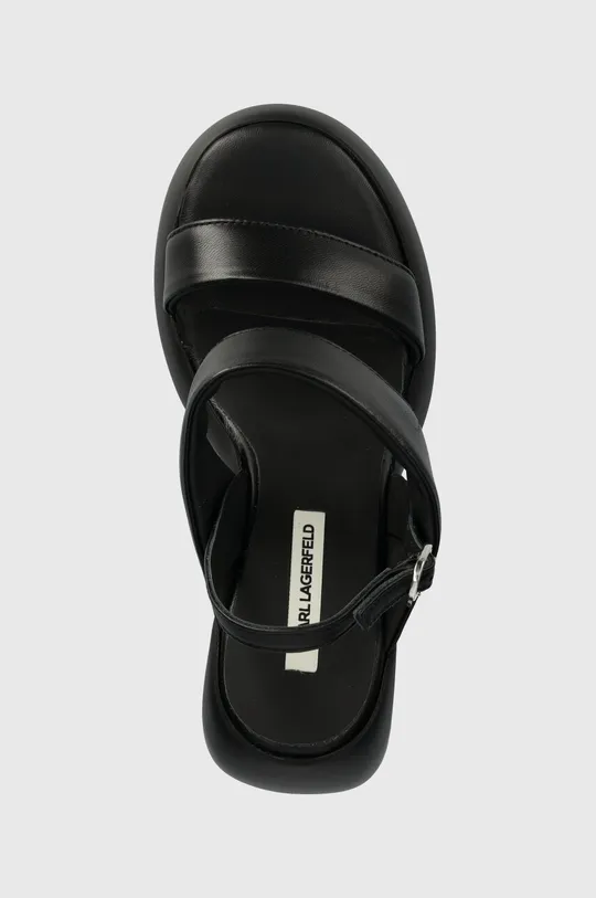 чорний Шкіряні сандалі Karl Lagerfeld ASTRAGON HI