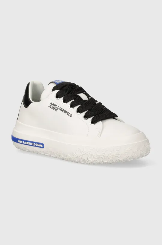 λευκό Δερμάτινα αθλητικά παπούτσια Karl Lagerfeld Jeans KLJ KUP Γυναικεία