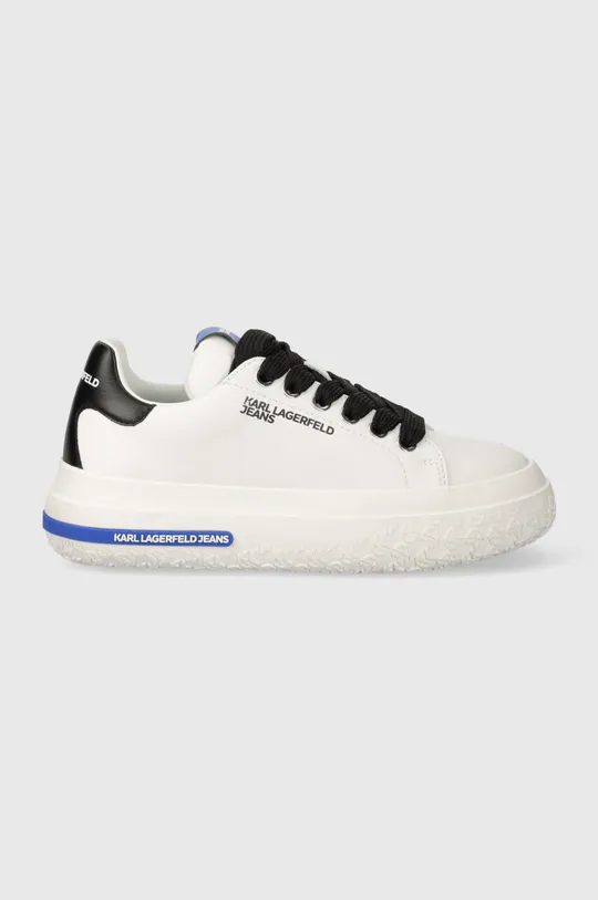 Δερμάτινα αθλητικά παπούτσια Karl Lagerfeld Jeans KLJ KUP λευκό