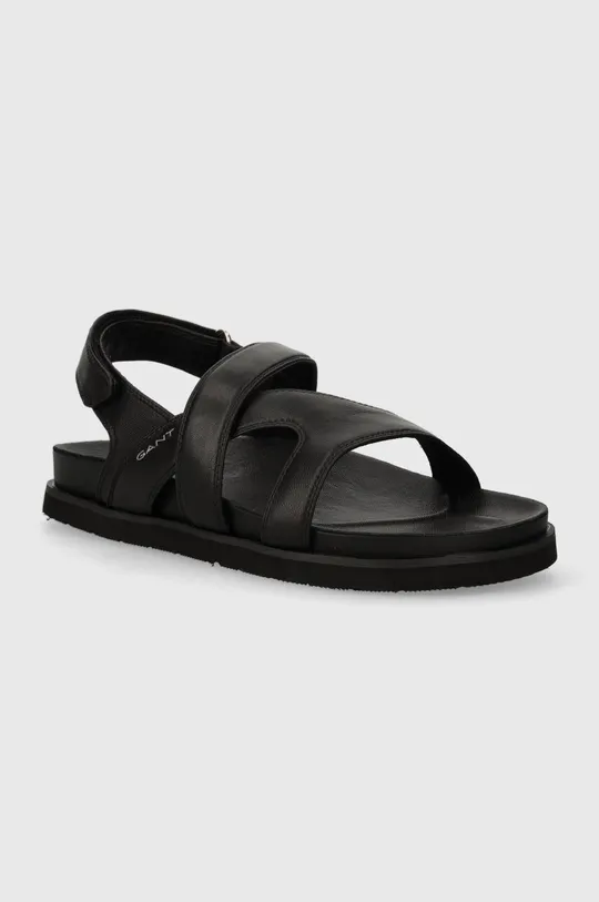 crna Kožne sandale Gant Mardale Ženski