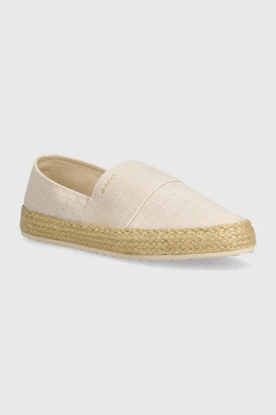 béžová Espadrilky Gant Raffiaville Dámsky