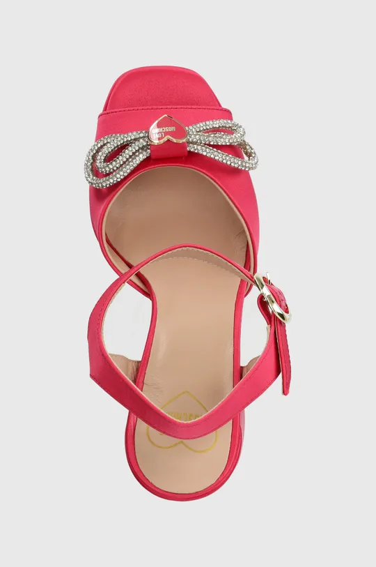 różowy Love Moschino sandały