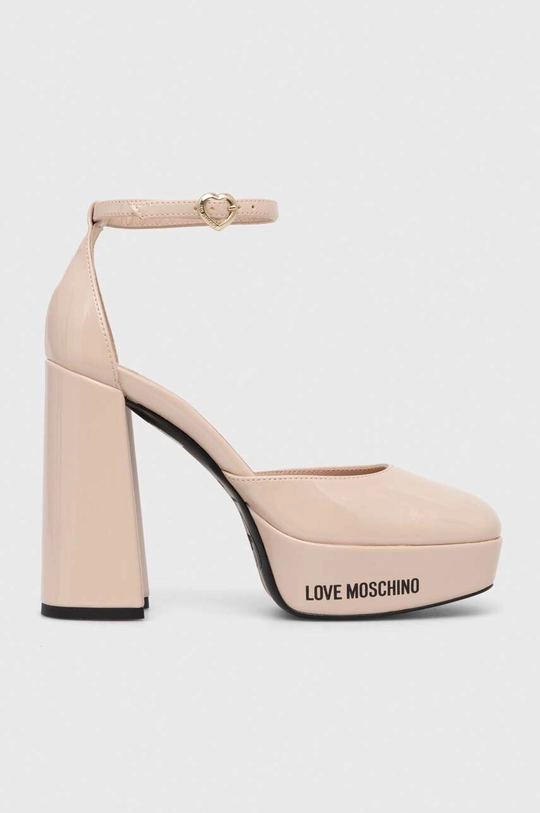 béžová Šľapky Love Moschino Dámsky