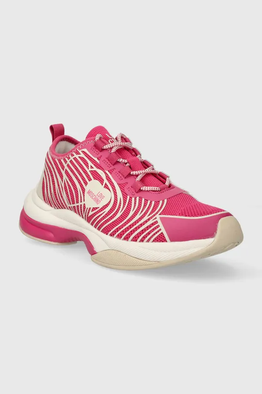Love Moschino sneakersy różowy