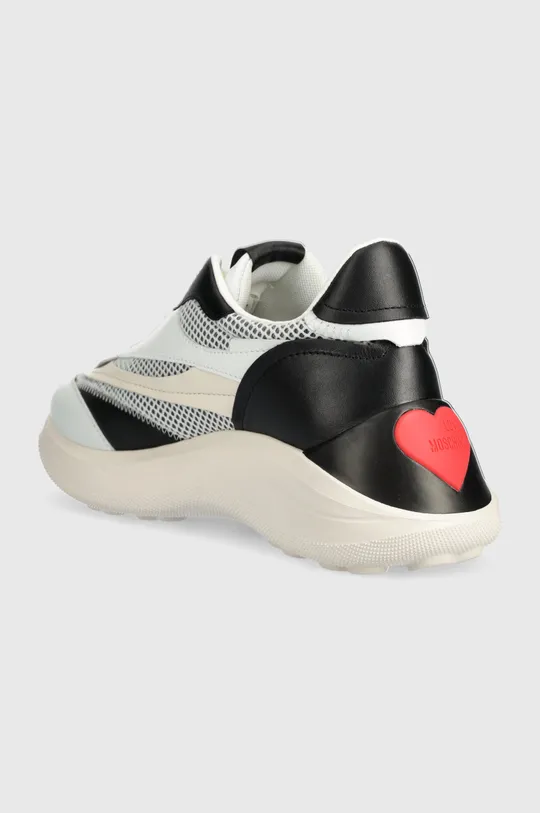 Love Moschino sneakersy Cholewka: Materiał tekstylny, Skóra naturalna, Wnętrze: Materiał tekstylny, Podeszwa: Materiał syntetyczny